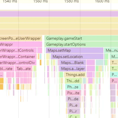 Screenshot of a Chrome devtools performance profile
